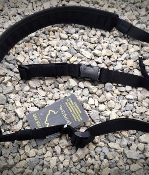 Tactical 2 point sling with comfort pad for rifles BLACK