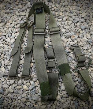 Lowprofile "X" type tactical belt harness 