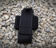 Universal tactical pouch for mobile phone/GPS/radio- MOLLE webbing with mounting strap short BLACK