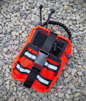 Quick Detachable Medical Pouch Red HV 