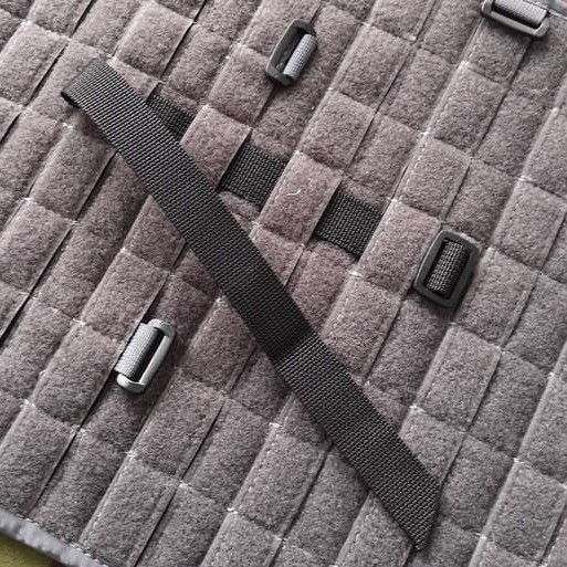 2x mounting straps 7" / 4 molle