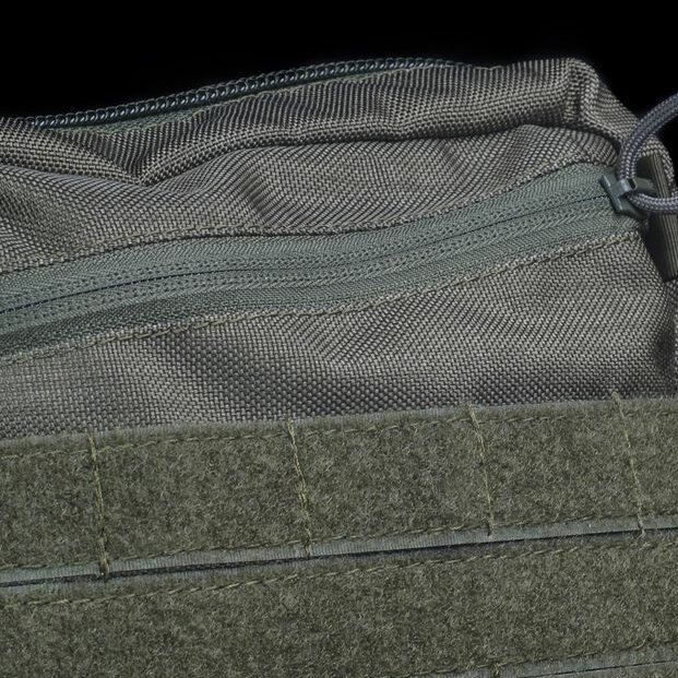Pocket with zipper closure